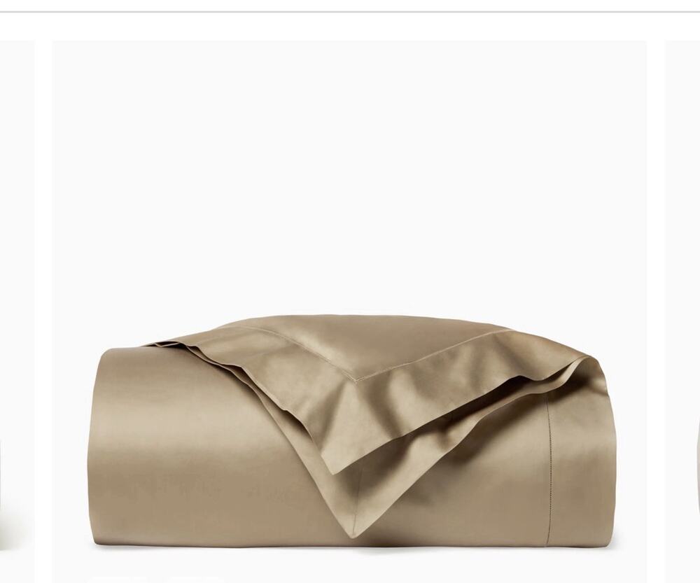 Sferra Gioto King Duvet/Dark Khaki